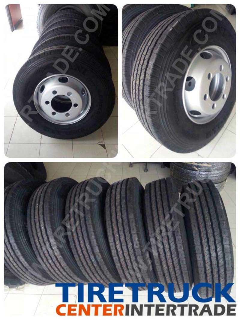 ลูกค้าสั่งยางพร้อมกะทะล้อ 9.5R17.5 จำนวน 6 ชุดประก...